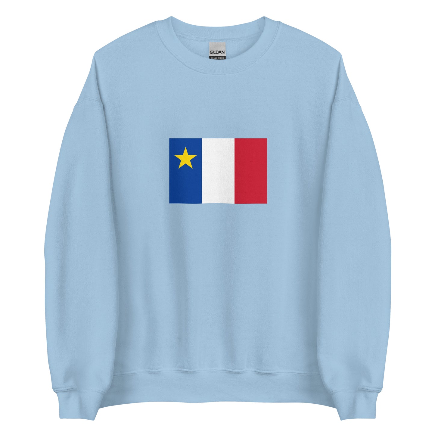 USA - French Acadians | Ethnic American Flag Interactive Sweatshirt