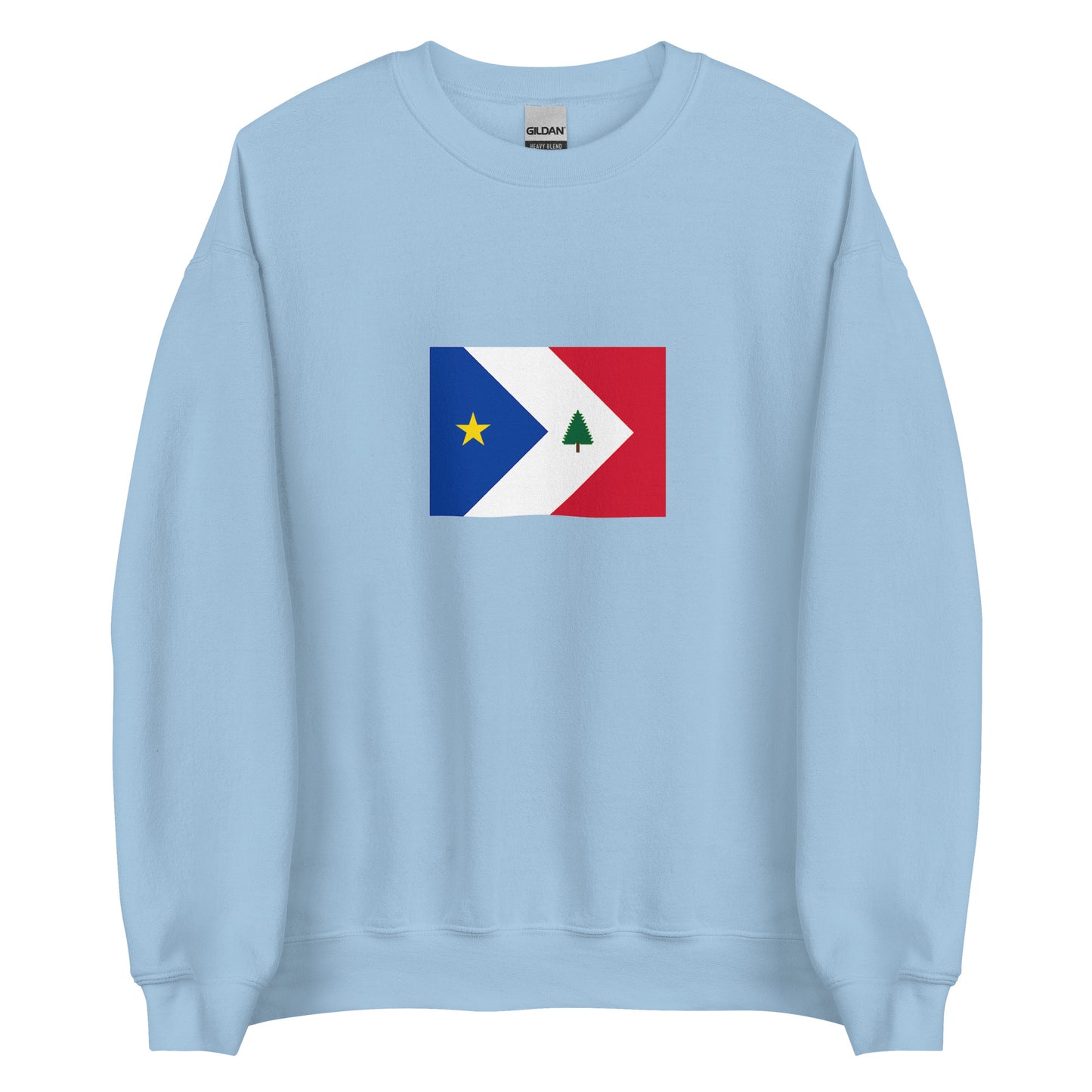 USA - New England Acadians | Ethnic American Flag Interactive Sweatshirt