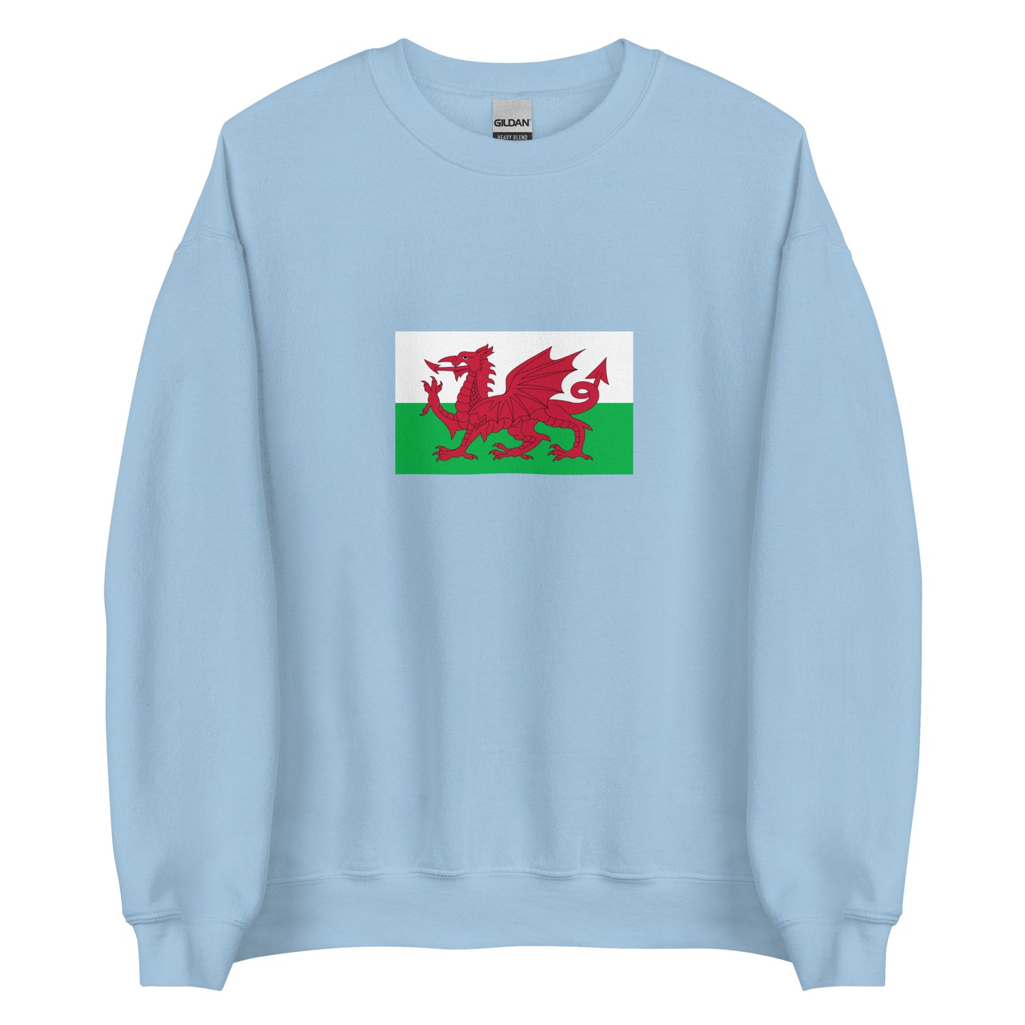 USA - Welsh People | Ethnic American Flag Interactive Sweatshirt