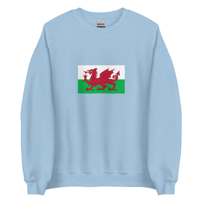 USA - Welsh People | Ethnic American Flag Interactive Sweatshirt