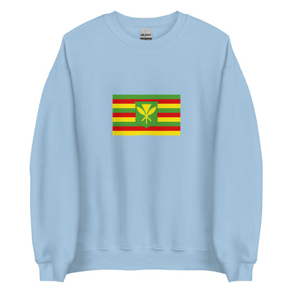 USA - Native Hawaiians | Native American Flag Interactive Sweatshirt