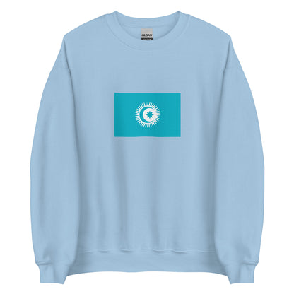 Turkey - Pan-Turkic people | Ethnic Turkish Flag Interactive Sweatshirt