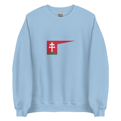 Hungary - Kingdom of Hungary (1000-1301) | Historical Hungarian Flag Interactive Sweatshirt