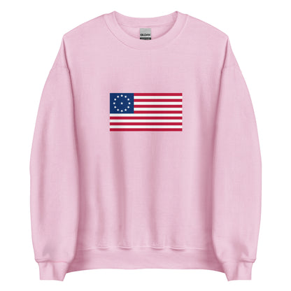 USA - 13 Stars & Stripes Cowpens Flag (1781) | Historical American Flag Interactive Sweatshirt