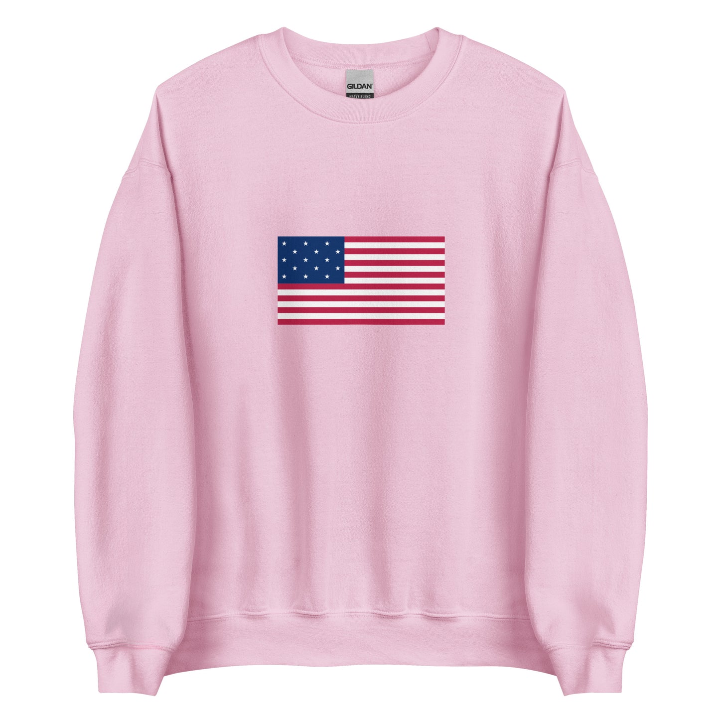 USA - 15 Star Spangled Flag (1795-1818) | Historical American Flag Interactive Sweatshirt