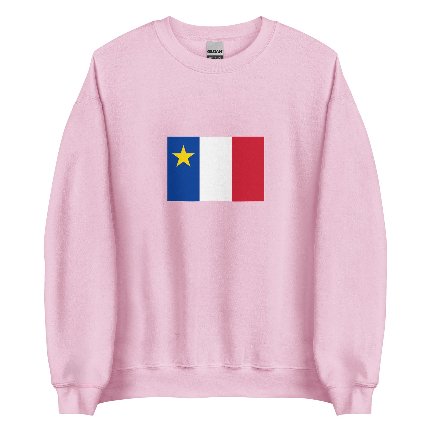 USA - French Acadians | Ethnic American Flag Interactive Sweatshirt