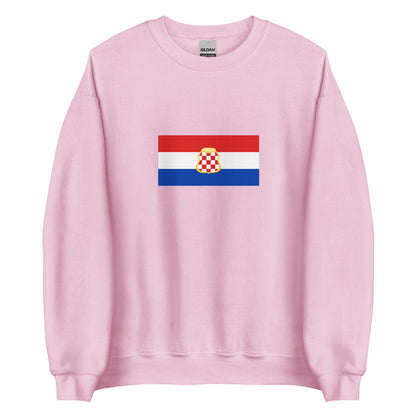 Croatia - Herzegovinian Croats | Ethnic Croatian Flag Interactive Sweatshirt