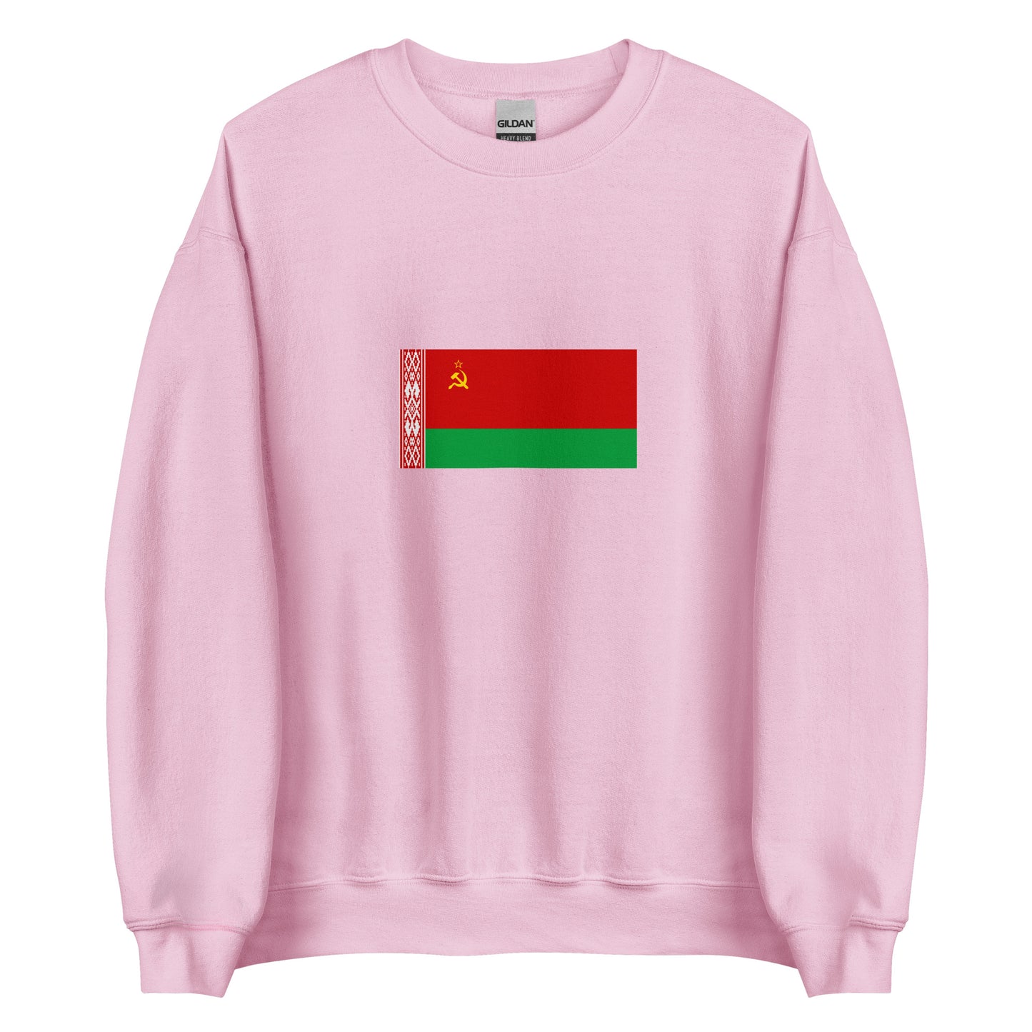 Belarus - Byelarussian Soviet Social Republic (1951-1991) | Historical Belarus Flag Interactive Sweatshirt