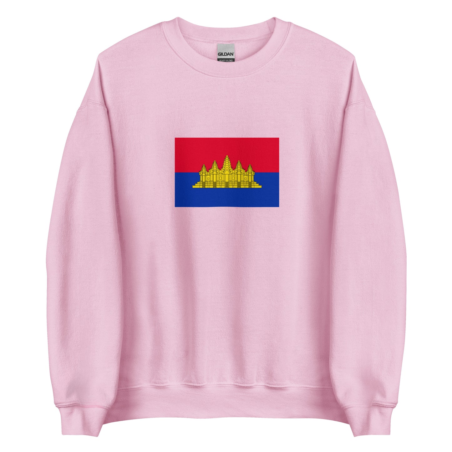Cambodia - State of Cambodia (1989-1992) | Historical Cambodian Flag Interactive Sweatshirt