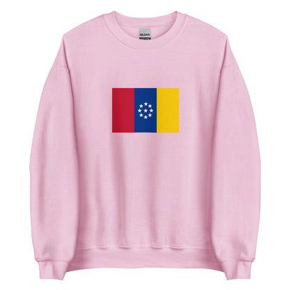 Colombia - United States of Colombia (1861-1861) | Historical Colombian Flag Interactive Sweatshirt