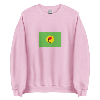 Democratic Republic of Congo - Republic of Zaire (1971-1997) | Historical Congolese Flag Interactive Sweatshirt