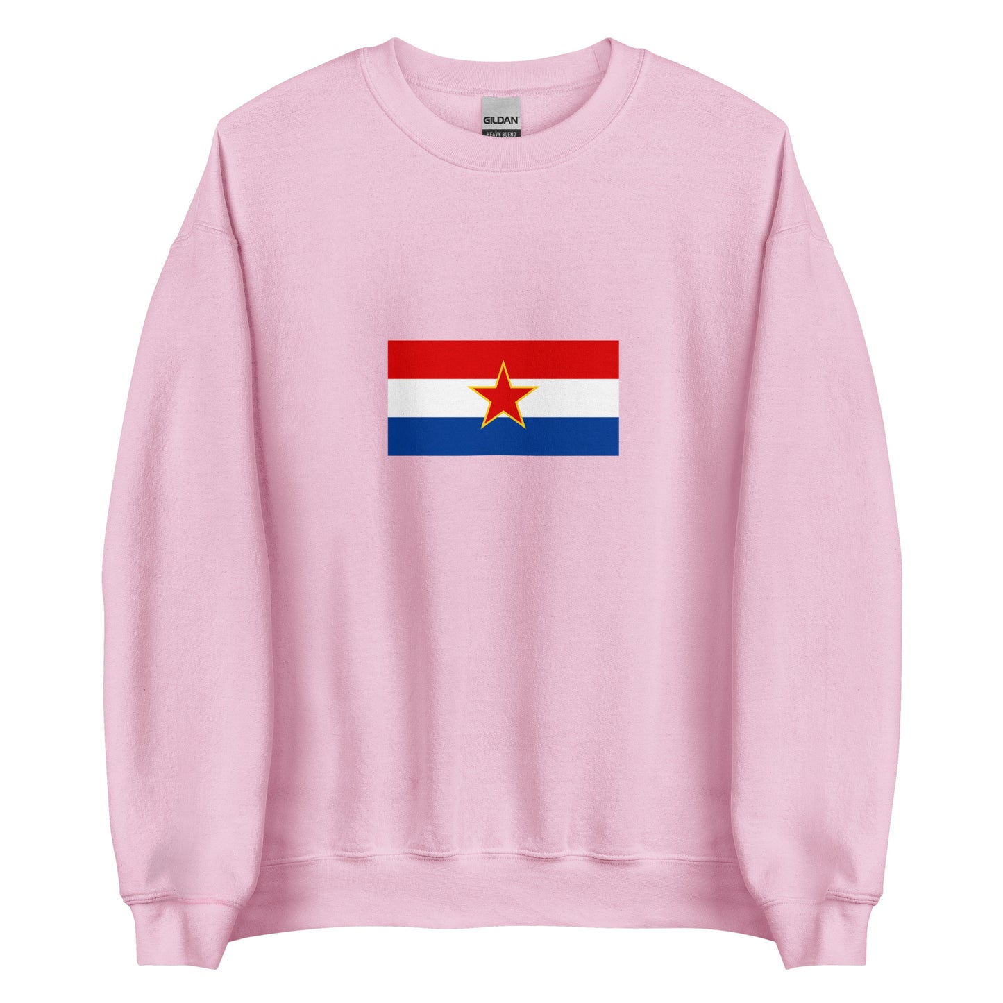 Croatia - Socialist Republic of Croatia (1943-1991) | Historical Croatian Flag Interactive Sweatshirt