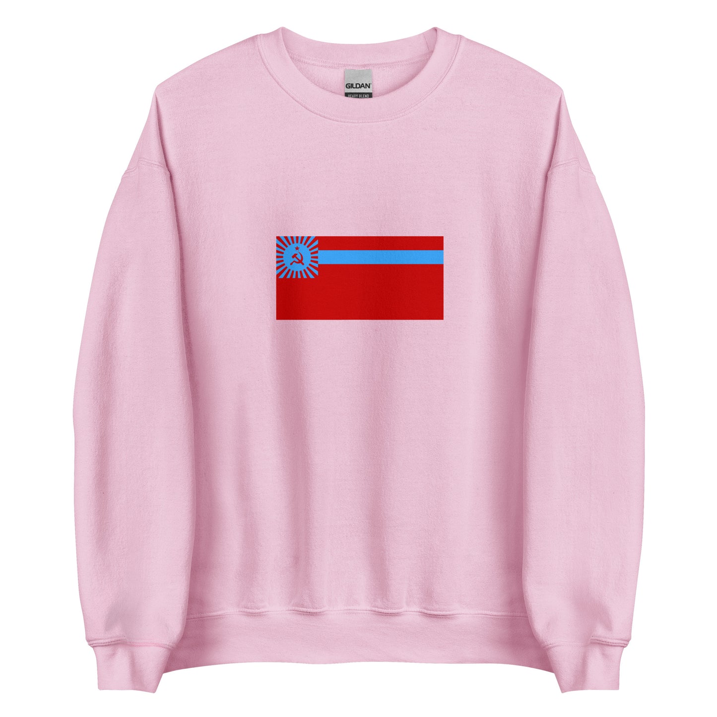 Georgia - Georgian Soviet Socialist Republic (1951-1990) | Historical Georgian Flag Interactive Sweatshirt