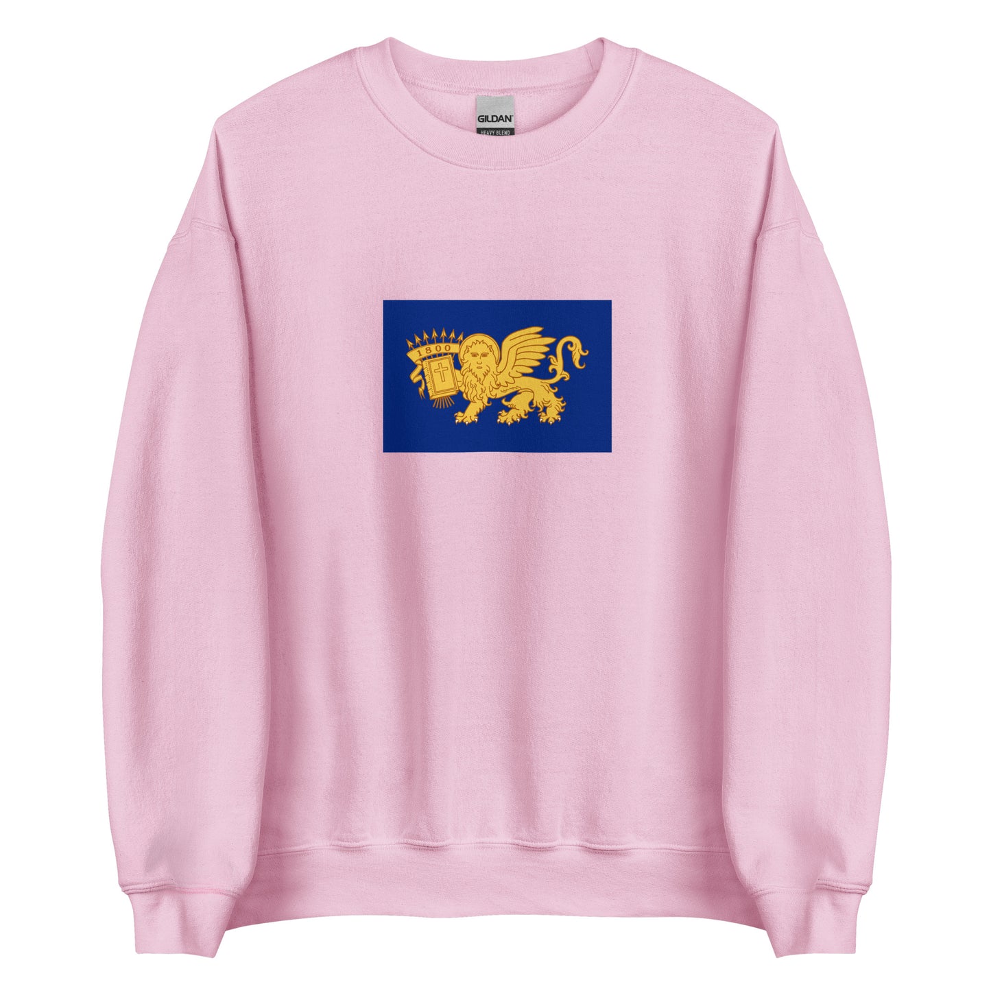 Greece - Septinsular Republic (1800-1807) | Historical Greek Flag Interactive Sweatshirt