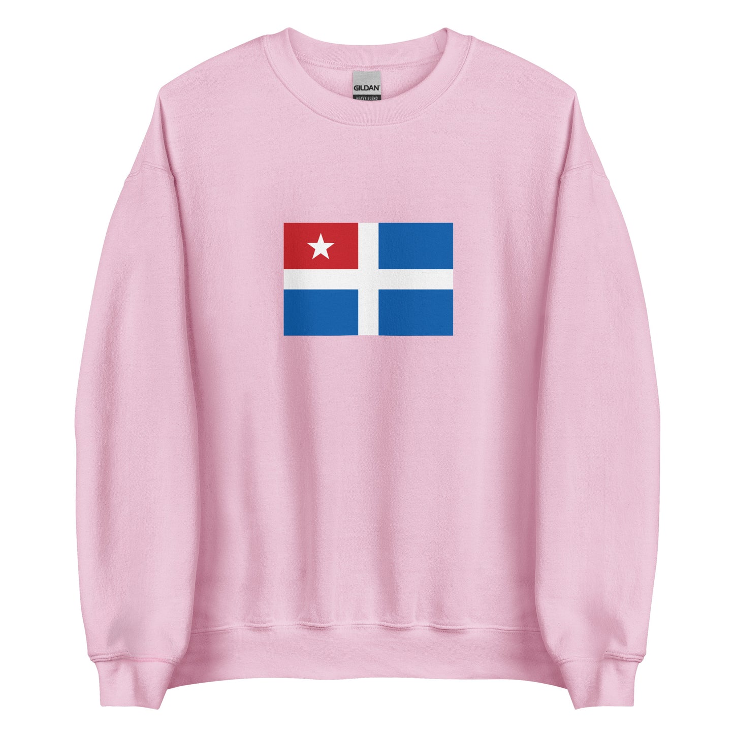 Greece - Cretan State (1898-1913) | Historical Greek Flag Interactive Sweatshirt