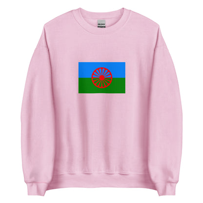 Kosovo - Romani People | Ethnic Kosovo Flag Interactive Sweatshirt