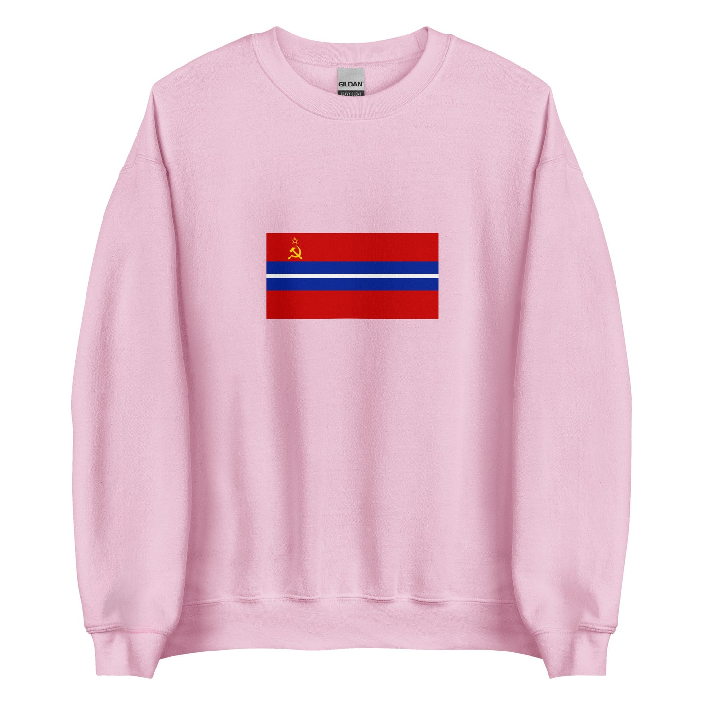 Kyrgyzstan - Kyrgyz Soviet Socialist Republic (1936-1990) | Historical Kyrgyz Flag Interactive Sweatshirt