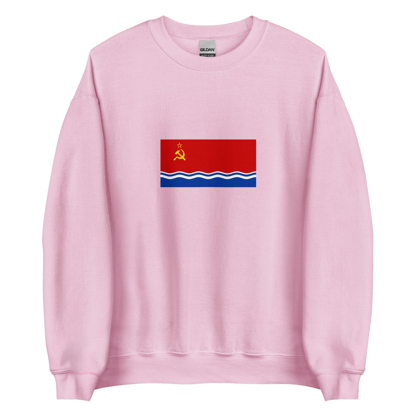 Latvia - Latvian Soviet Socialist Republic (1940-1991) | Historical Latvian Flag Interactive Sweatshirt