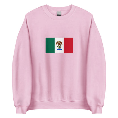 Mexico - First Mexican Empire (1821-1823) | Historical Mexican Flag Interactive Sweatshirt