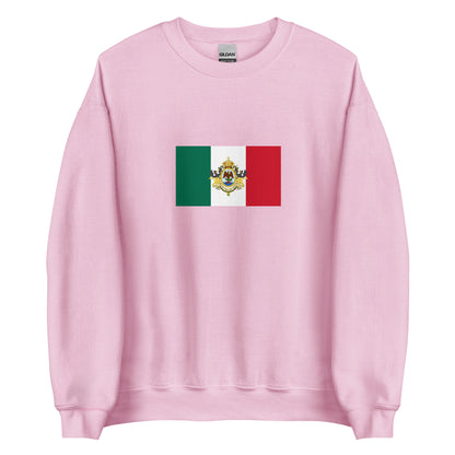 Mexico - Second Mexican Empire (1864-1867) | Historical Mexican Flag Interactive Sweatshirt