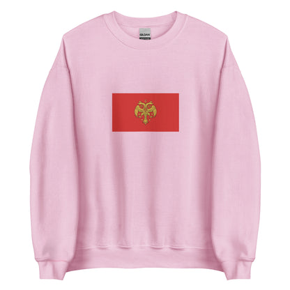 Montenegro - State of Zeta (1346-1496) | Historical Montenegro Flag Interactive Sweatshirt