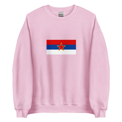 Montenegro - Socialist Republic of Montenegro (1945-1993) | Historical Montenegro Flag Interactive Sweatshirt