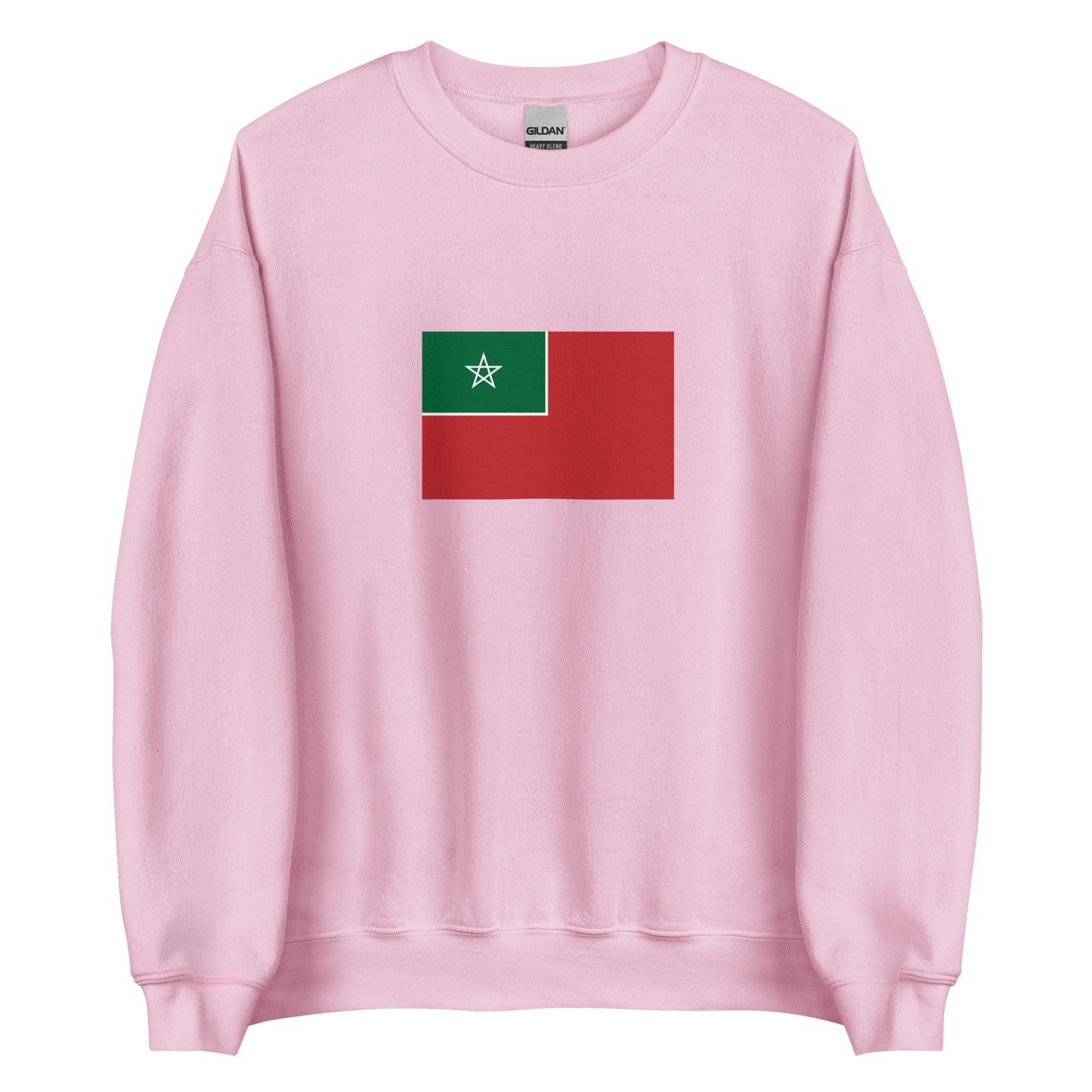 Morocco - Spanish Protectorate in Morocco (1912-1956) | Historical Moroccan Flag Interactive Sweatshirt