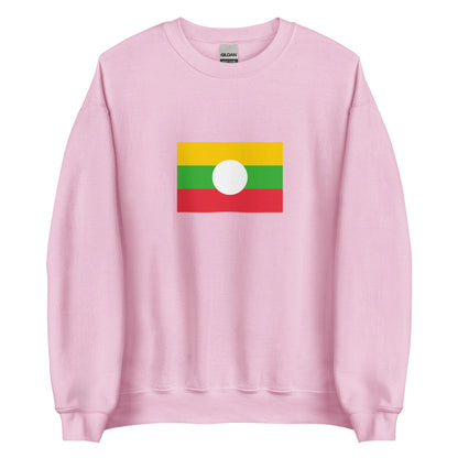 Myanmar (Burma) - Shan People | Ethnic Myanmar Flag Interactive Sweatshirt