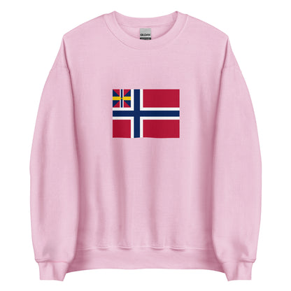 Norway - United Kingdoms of Sweden and Norway (1844-1899) | Historical Norwegian Flag Interactive Sweatshirt