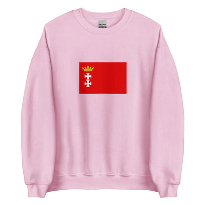 Poland - Republic of Danzig (1807-1814) | Historical Polish Flag Interactive Sweatshirt