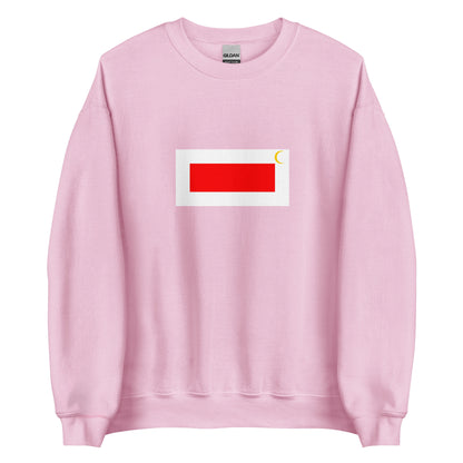 Qatar - Ottoman Qatar (1871-1913) | Historical Qatari Flag Interactive Sweatshirt