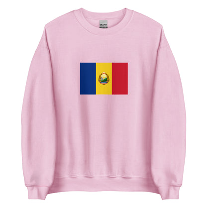 Romania - Socialist Republic of Romania (1947-1989) | Historical Romanian Flag Interactive Sweatshirt