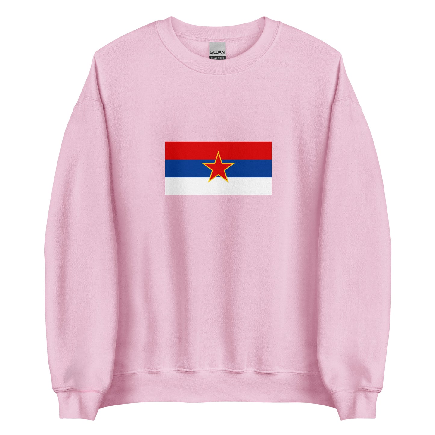 Serbia - Socialist Republic of Serbia (1946-1992) | Historical Serbian Flag Interactive Sweatshirt
