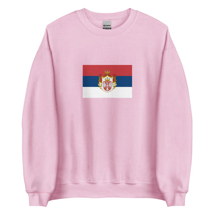 Serbia - Kingdom of Serbia (1882-1918) | Historical Serbian Flag Interactive Sweatshirt