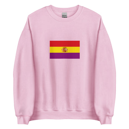 Spain - Second Spanish Republic (1931-1939) | Historical Spanish Flag Interactive Sweatshirt