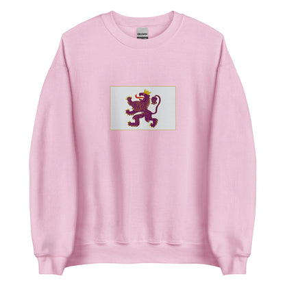 Spain - Kingdom of Leon (910-1833) | Historical Spanish Flag Interactive Sweatshirt