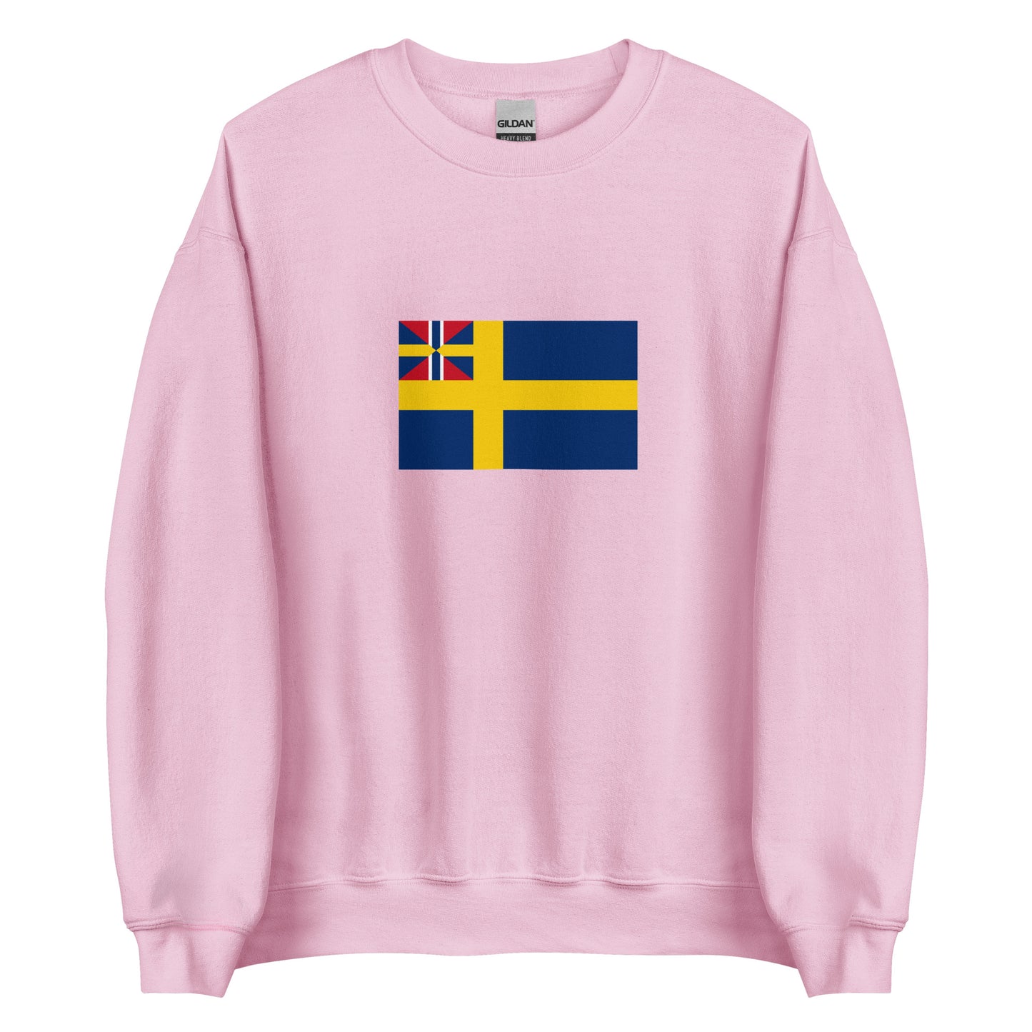 Sweden - United Kingdoms of Sweden and Norway (1814-1905) | Historical Swedish Flag Interactive Sweatshirt