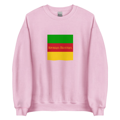 Switzerland - Helvetic Republic (1798-1803) | Historical Suisse Flag Interactive Sweatshirt