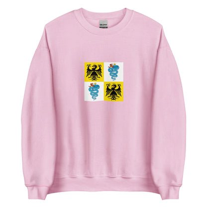 Switzerland - Duchy of Milan under the Holy Roman Empire (1395-1499) | Historical Suisse Flag Interactive Sweatshirt