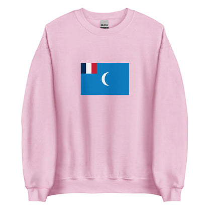 Syria - French Mandate for Syria and Lebanon (1923-1946) | Historical Syrian Flag Interactive Sweatshirt