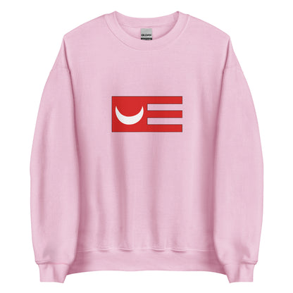 Tunisia - Hafsid Dynasty (1300-1337) | Historical Tunisian Flag Interactive Sweatshirt