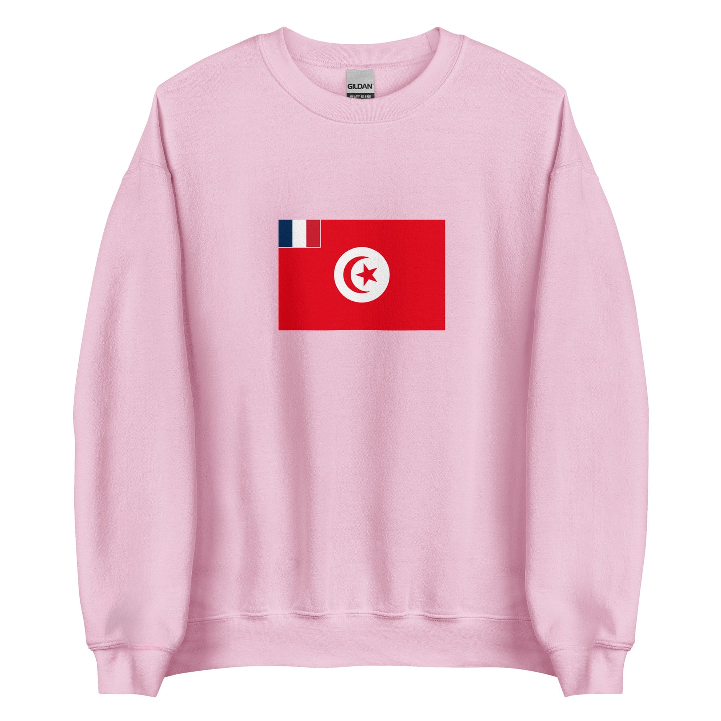 Tunisia - French Protectorate of Tunisia (1881-1956) | Historical Tunisian Flag Interactive Sweatshirt