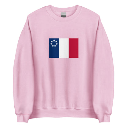 USA - New France (1534-1763) | Historical American Flag Interactive Sweatshirt