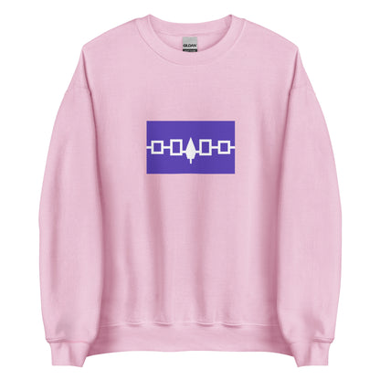USA - Iroquois People | Native American Flag Interactive Sweatshirt