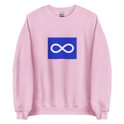 Canada - Métis People | Indigenous Canadian Flag Interactive Sweatshirt