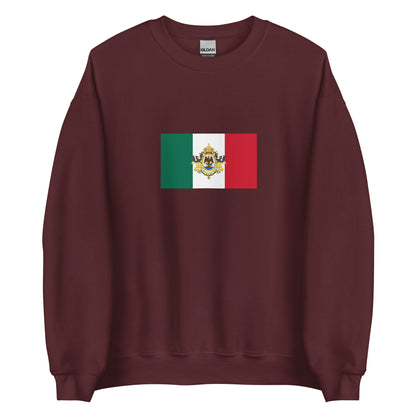 Mexico - Second Mexican Empire (1864-1867) | Historical Mexican Flag Interactive Sweatshirt