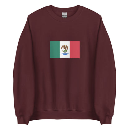 Mexico - First Mexican Empire (1821-1823) | Historical Mexican Flag Interactive Sweatshirt