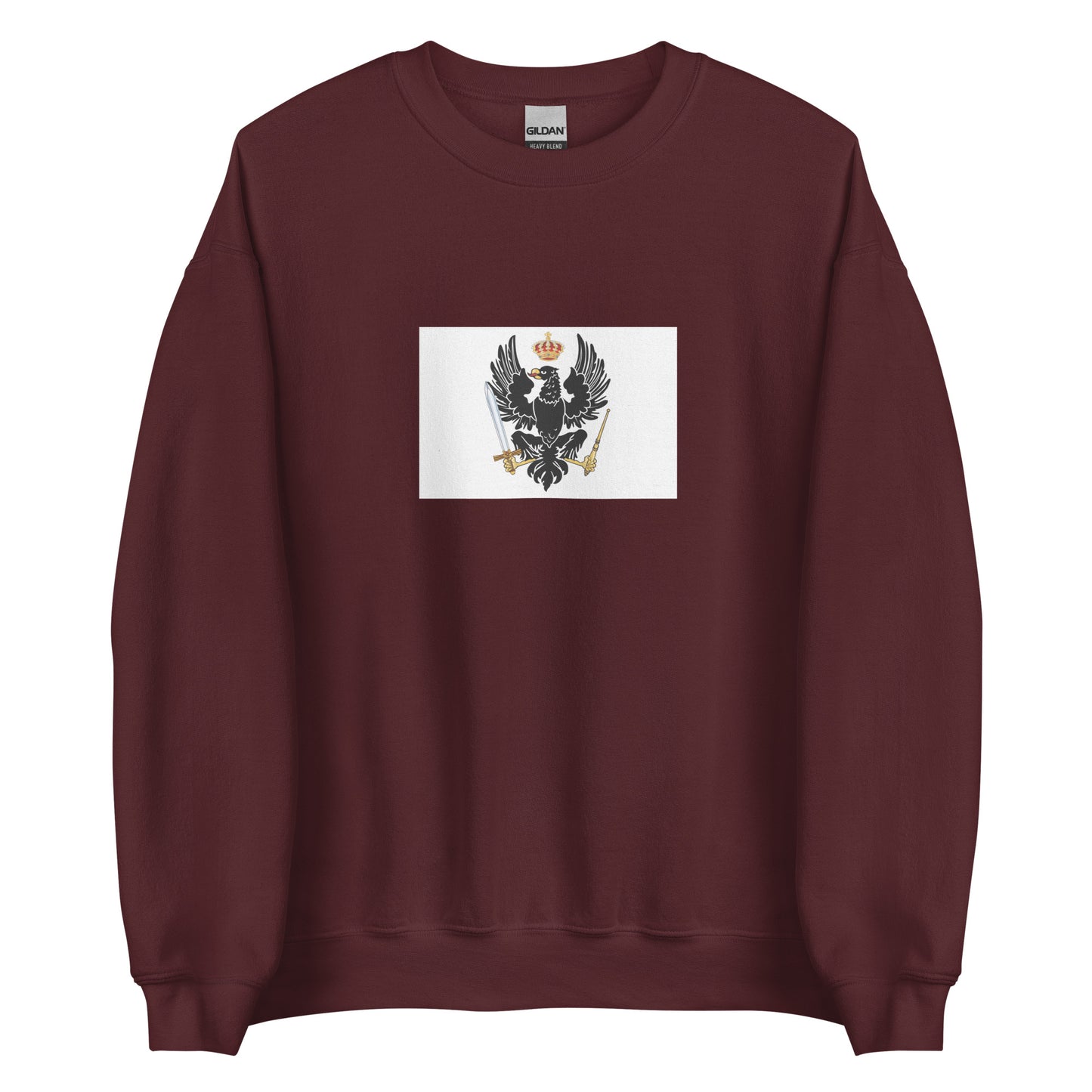 Switzerland - Kingdom of Prussia (1707 - 1848) | Historical Flag Interactive Unisex Sweatshirt