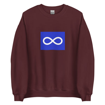 Canada - Métis People | Indigenous Canadian Flag Interactive Sweatshirt