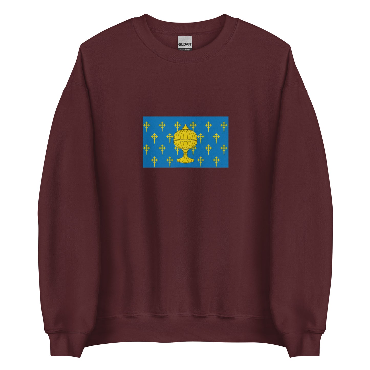 Spain - Suebic Kingdom of Galicia (409-585) | Historical Spanish Flag Interactive Sweatshirt